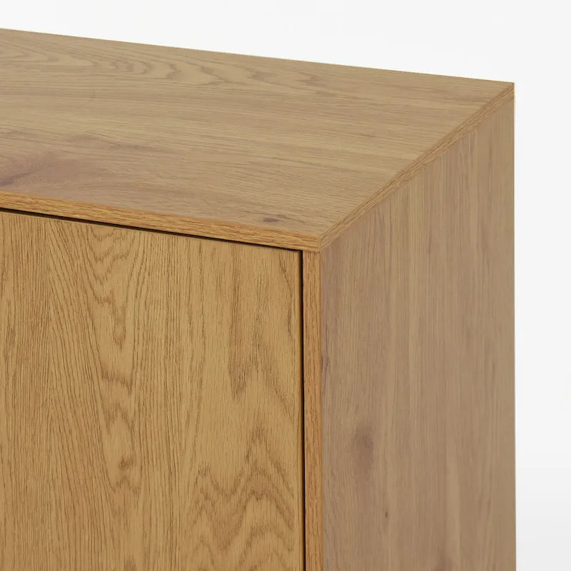 Modern Storage Cabinet with 3 Drawers and Adjustable Shelf for Living Room, Home Office, Entryway