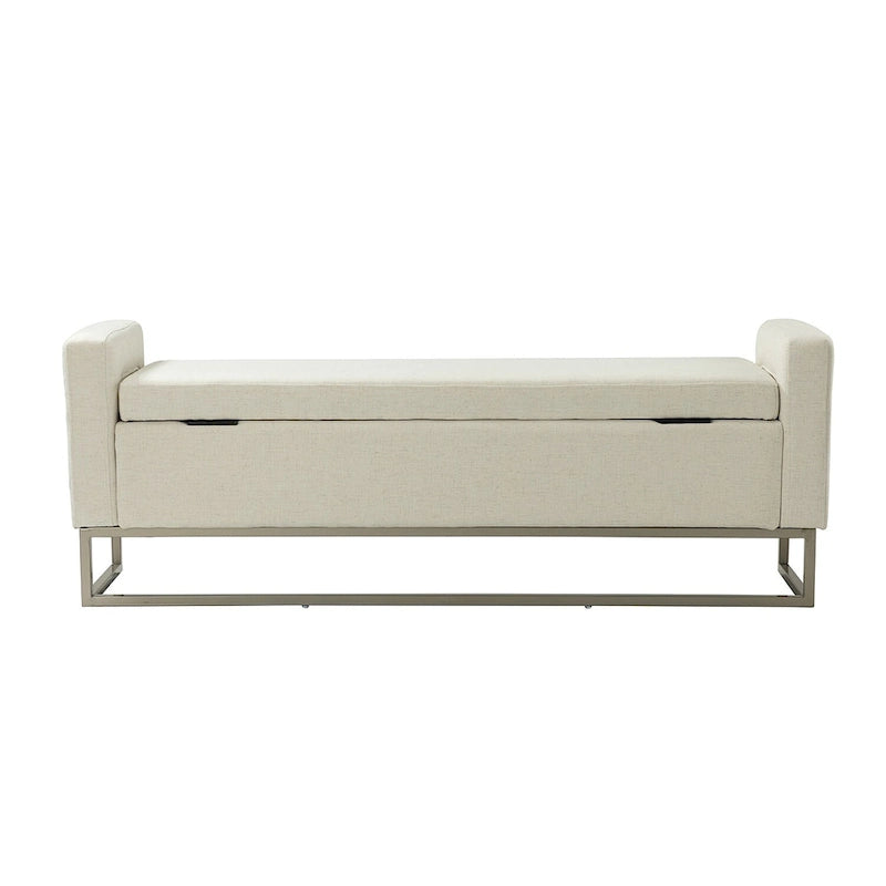 Modern Upholstered Storage Bench
