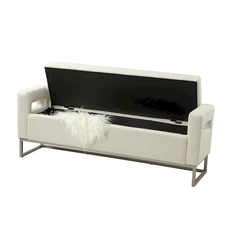 Modern Upholstered Storage Bench