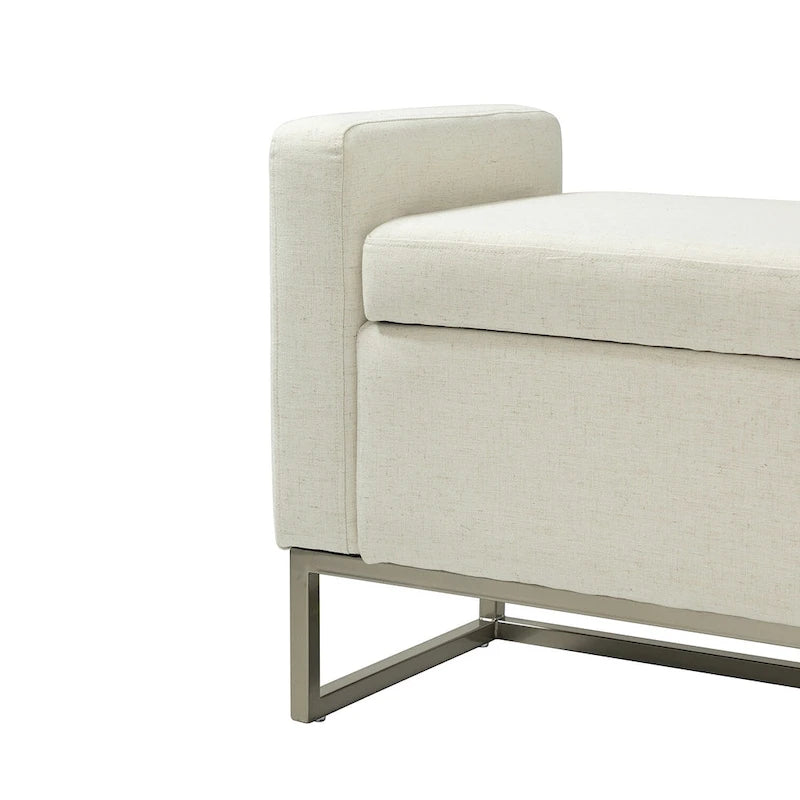 Modern Upholstered Storage Bench