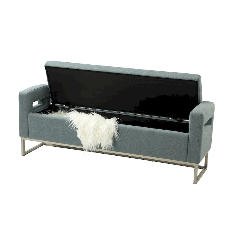 Modern Upholstered Storage Bench