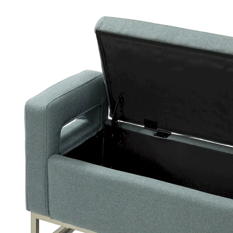 Modern Upholstered Storage Bench