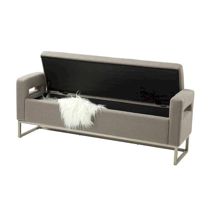 Modern Upholstered Storage Bench