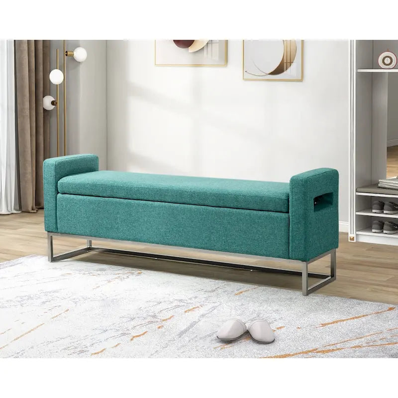 Modern Upholstered Storage Bench