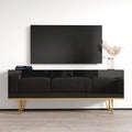 63-Inch Modern High Gloss Sideboard Buffet Credenza
