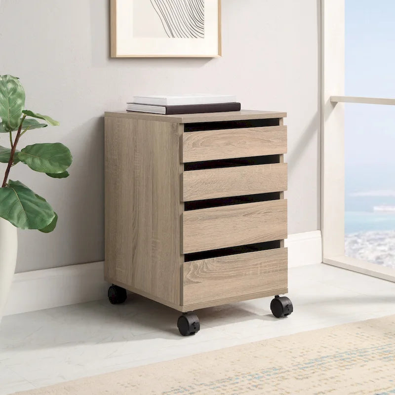 4-Drawer Mobile Storage Cart with Locking Casters