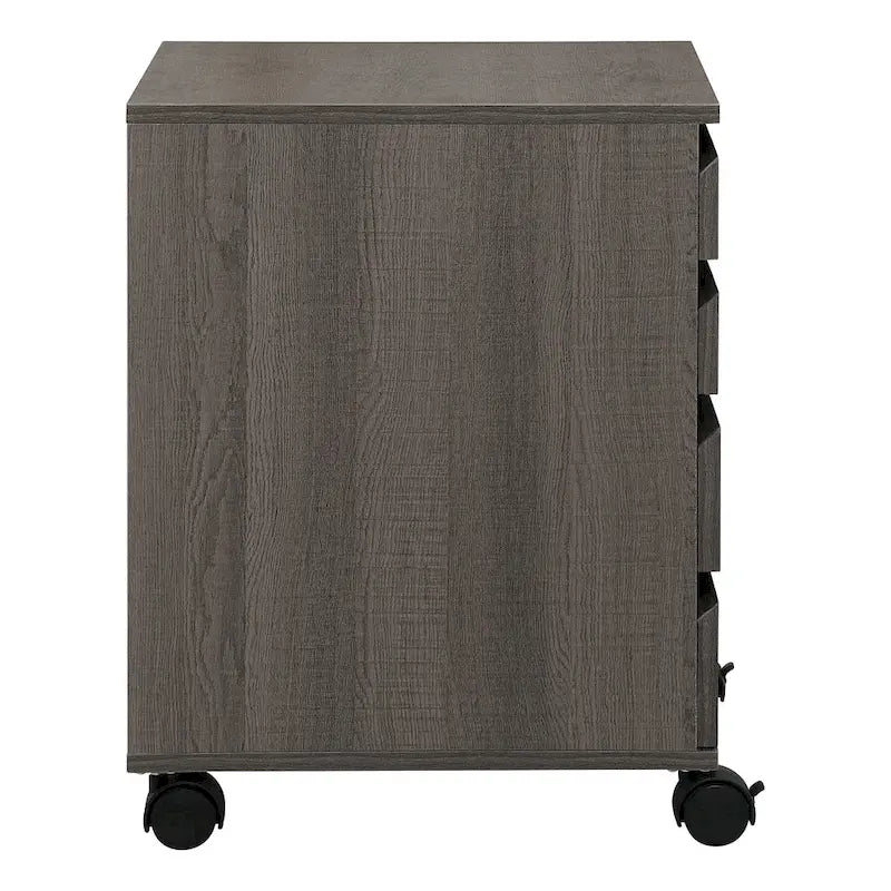 4-Drawer Mobile Storage Cart with Locking Casters