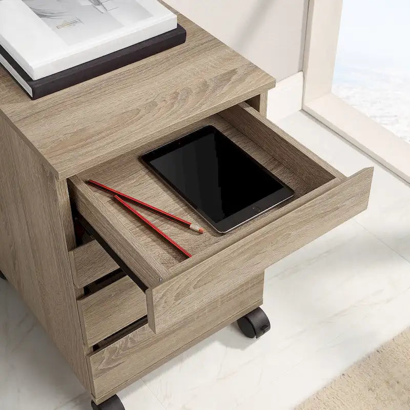 4-Drawer Mobile Storage Cart with Locking Casters