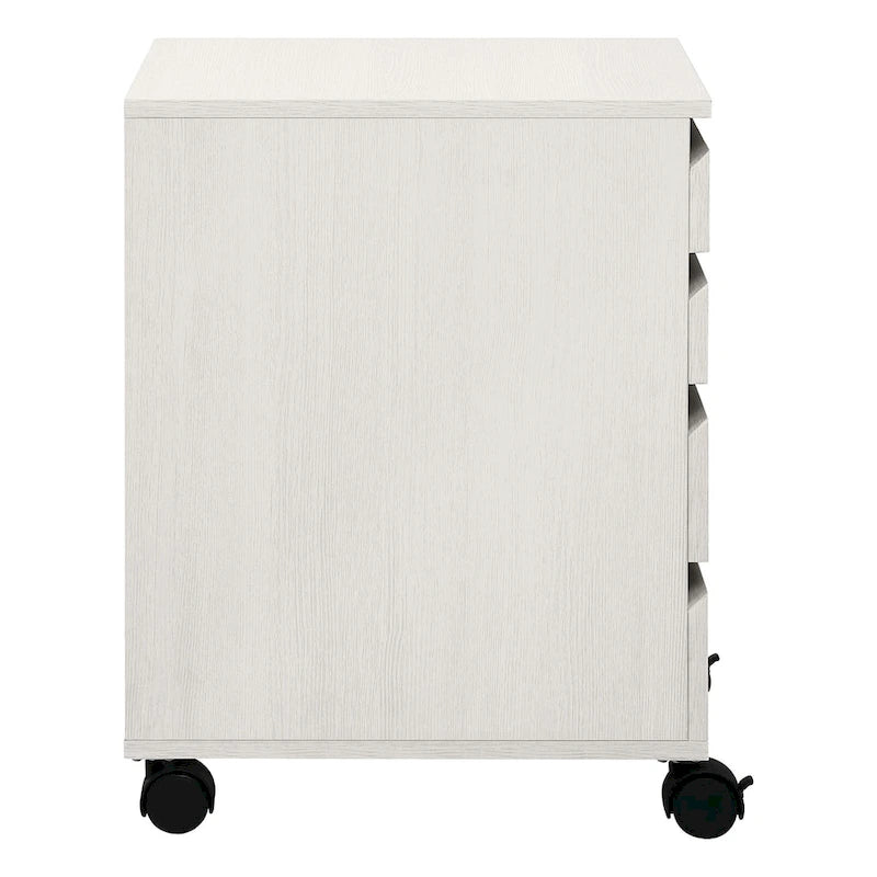 4-Drawer Mobile Storage Cart with Locking Casters
