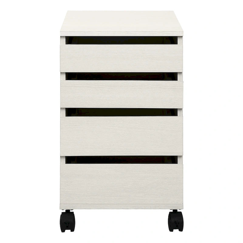 4-Drawer Mobile Storage Cart with Locking Casters
