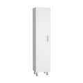 71-Inch Tall 5-Shelf Storage Cabinet with Broom Hangers