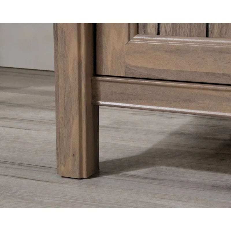 Lateral File Cabinet with Locking Drawers, Chalked Chestnut