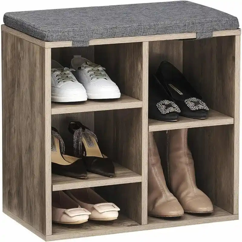 Shoe Bench Entryway with Storage - 11.9D x 20W x 20.8H