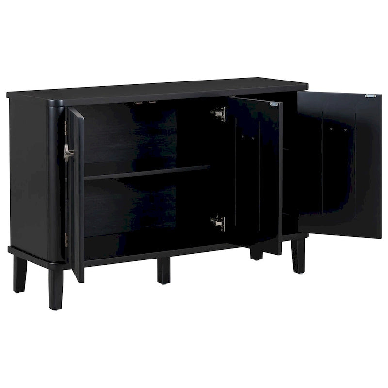 Stable and Sturdy Wood Cabinet