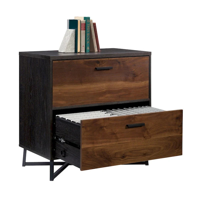 Industrial Lateral File Cabinet with 2 Drawers