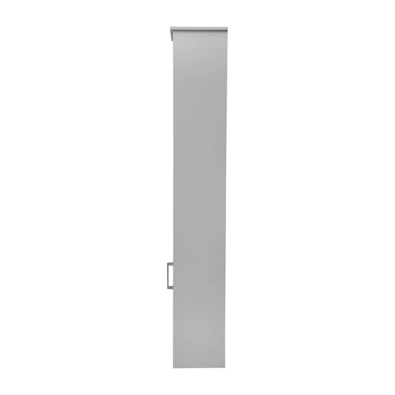 Modern Freestanding Linen Tower with Shelves and Magnetic Close Door