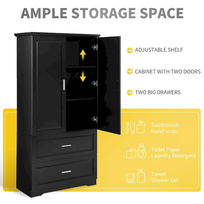 Tall Bathroom Storage cabinet